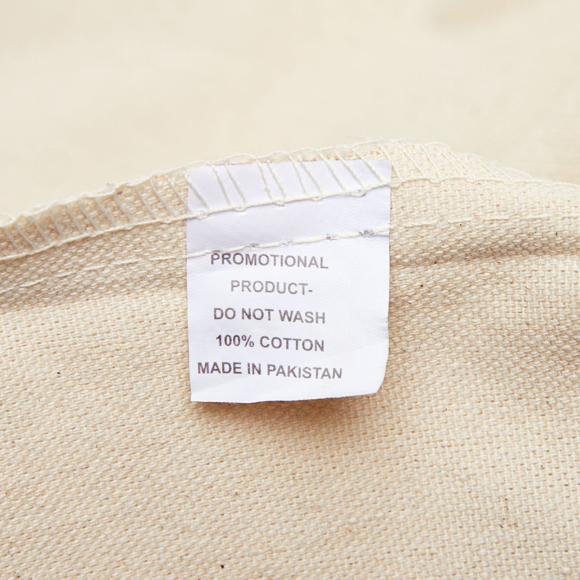 Natural Tote Bag w/ Black Understated Logo - Humble Abode