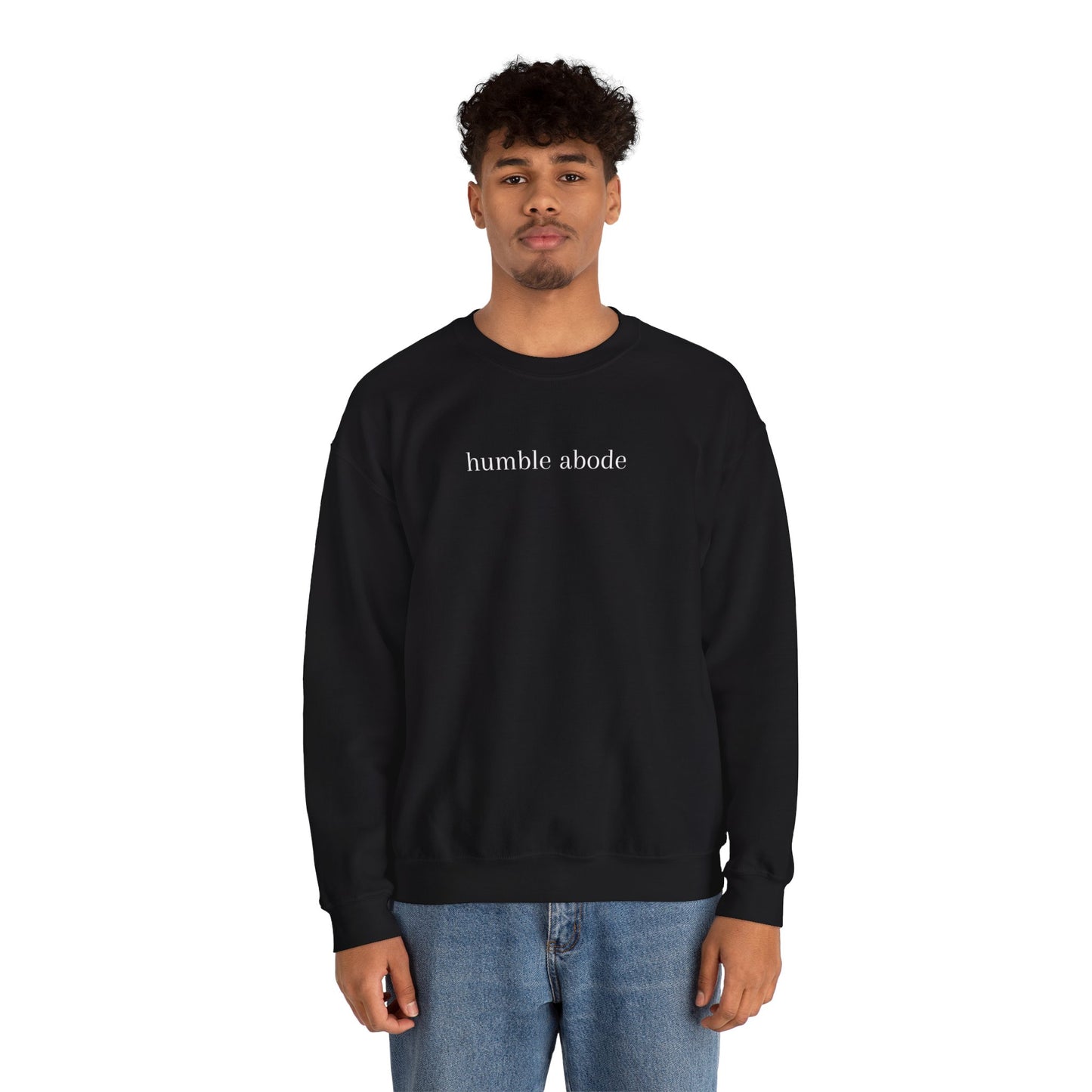 Unisex Crewneck Sweatshirt - Dark Colors w/ White Understated Logo