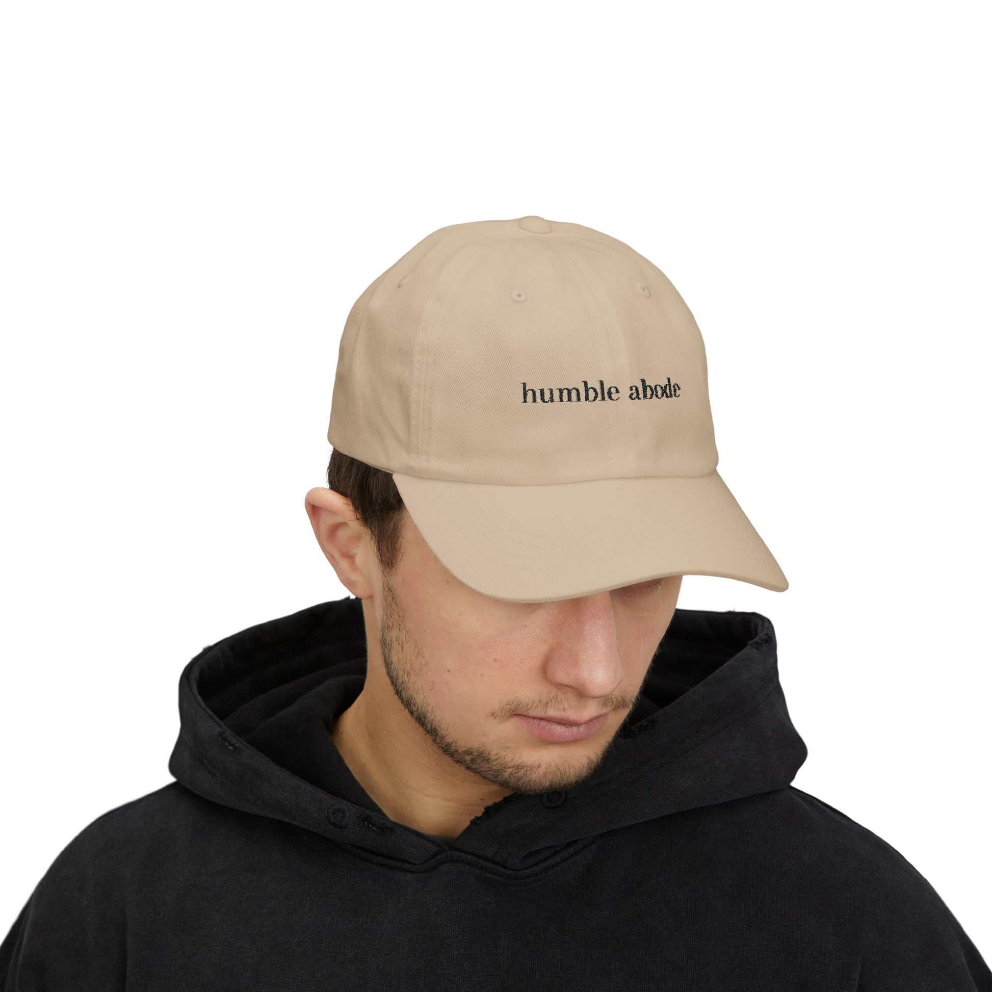 Dad Cap - Humble Abode Branded Logo Light Colors and Black Writing - Humble Abode