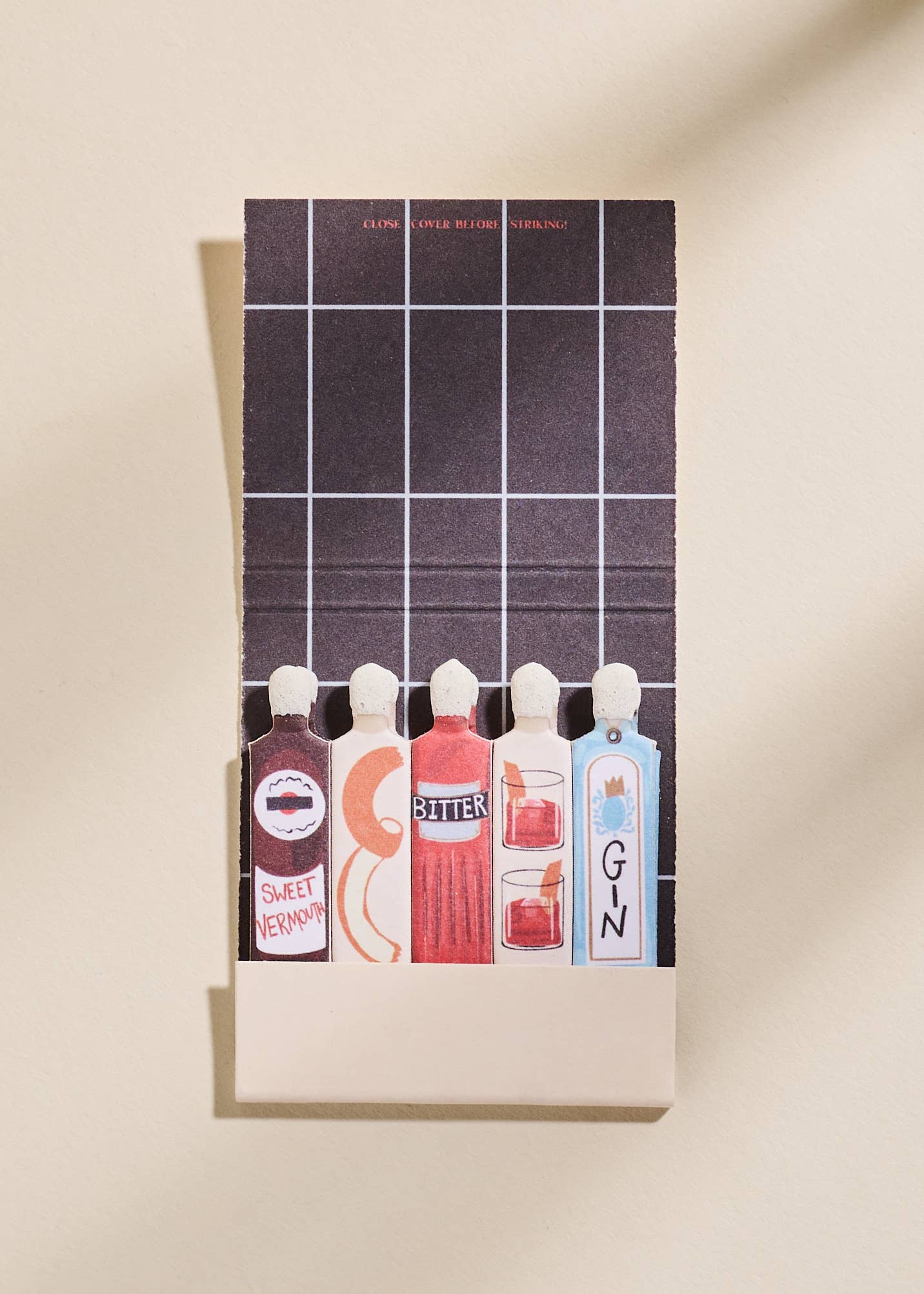 Negroni Cocktail Matchbook