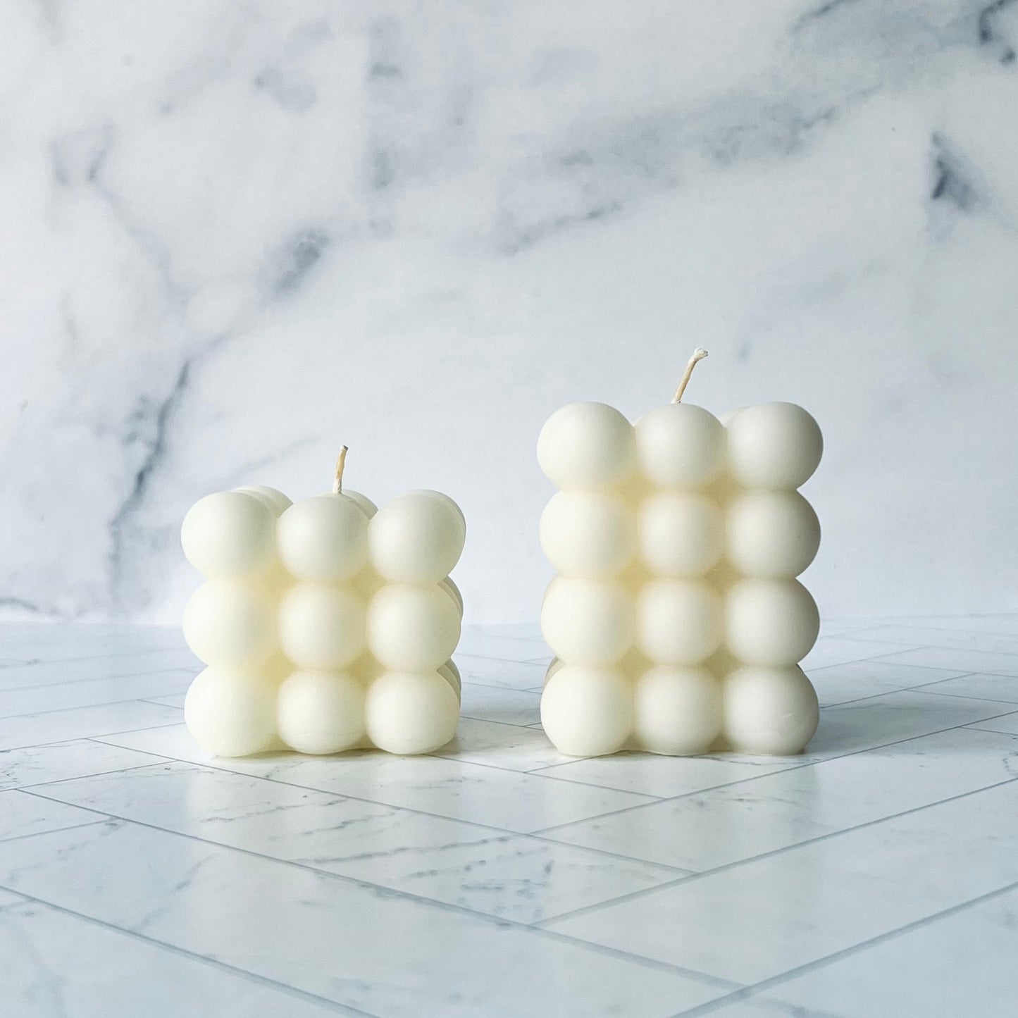 Beeswax Bubble Candle (small) - Humble Abode
