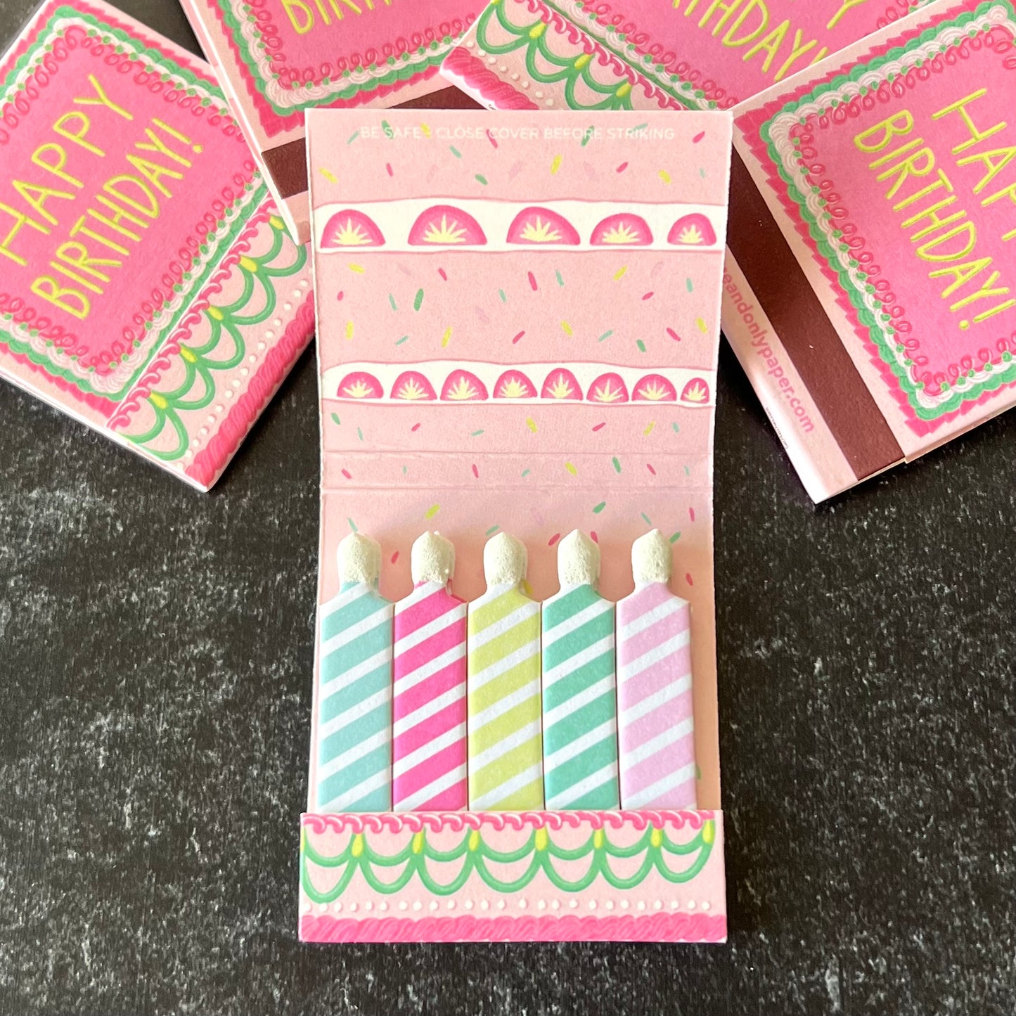 Happy Birthday Matchbook - Humble Abode