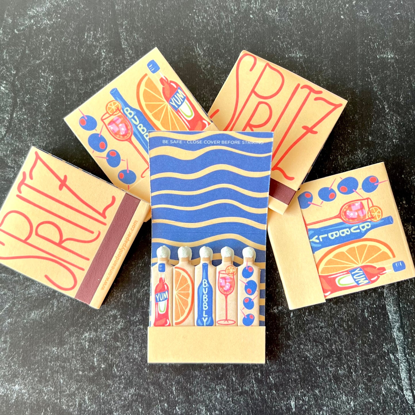 Spritz Italian Summer Matchbook - Humble Abode