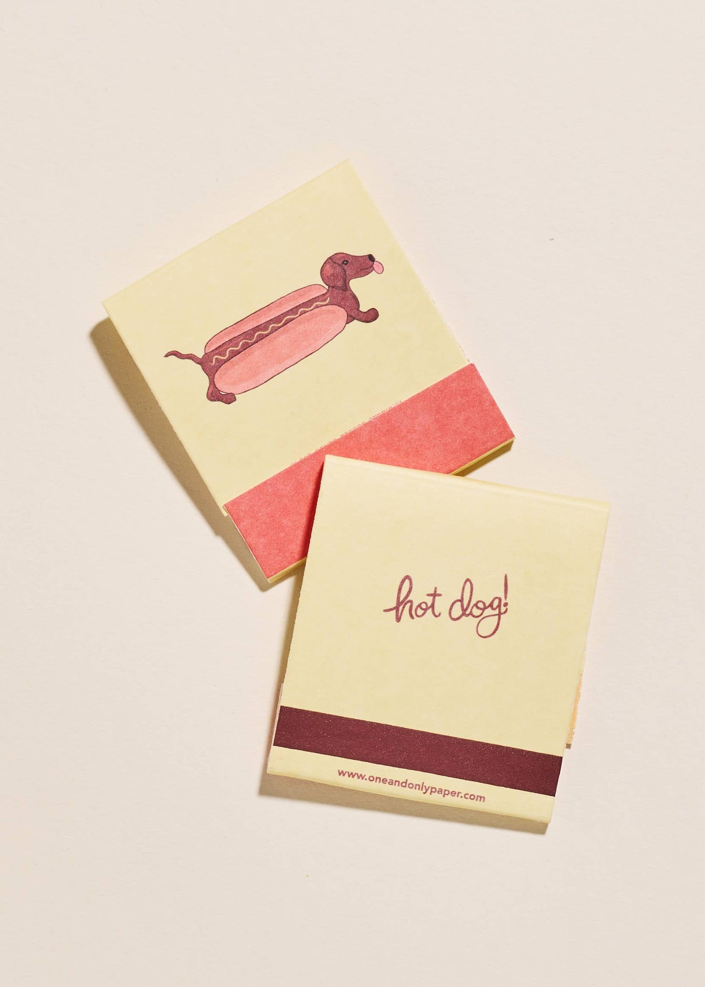 Hot Dog Matchbook - Humble Abode