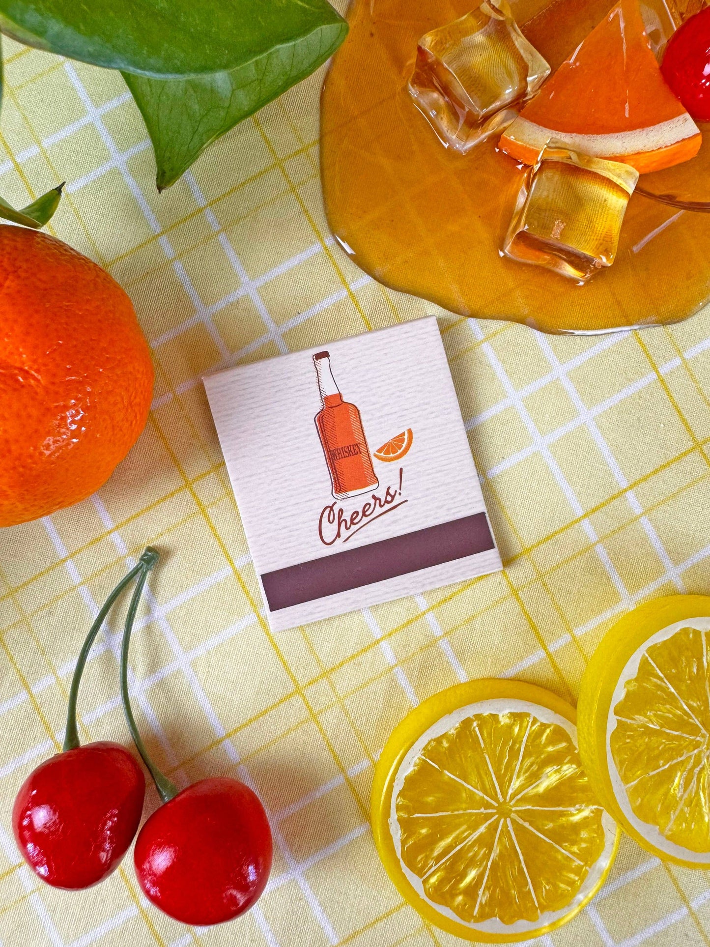 Old Fashioned Cocktail Matchbook - Humble Abode