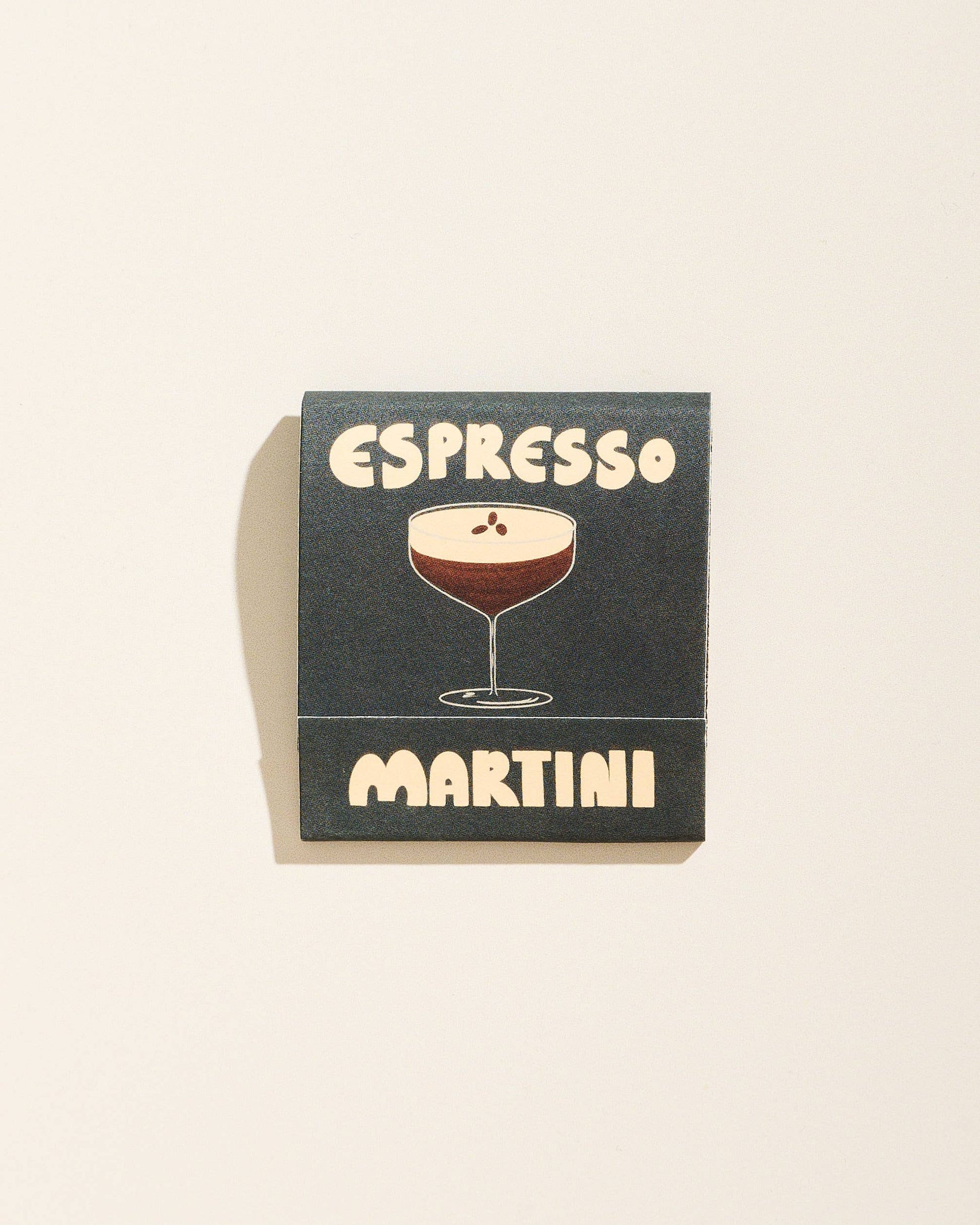 Espresso Martini Printed 10 Stem Matchbook - Humble Abode