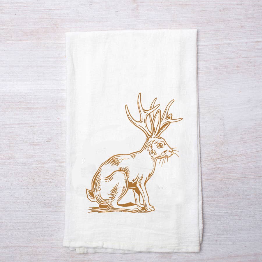 Jackalope Tea Towel - The Offbeat Co.