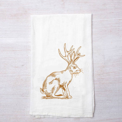 Jackalope Tea Towel - The Offbeat Co.