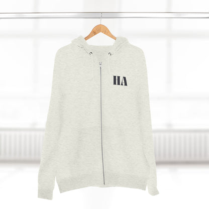 Zip-Up Hoodie with Black Humble Abode Logo