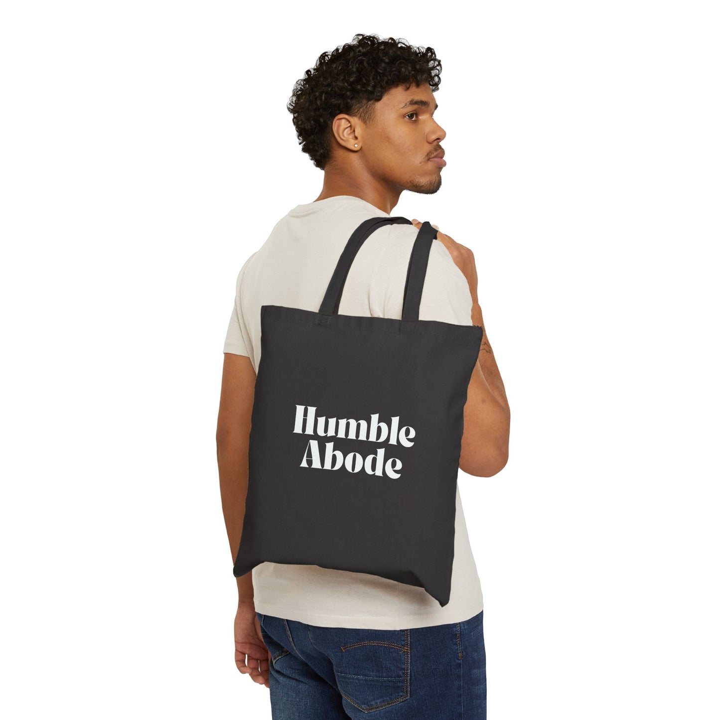 Black Tote Bag w/ White Humble Abode Logo