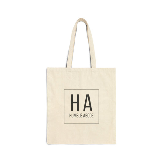 HA Logo Tote Bag in Cream