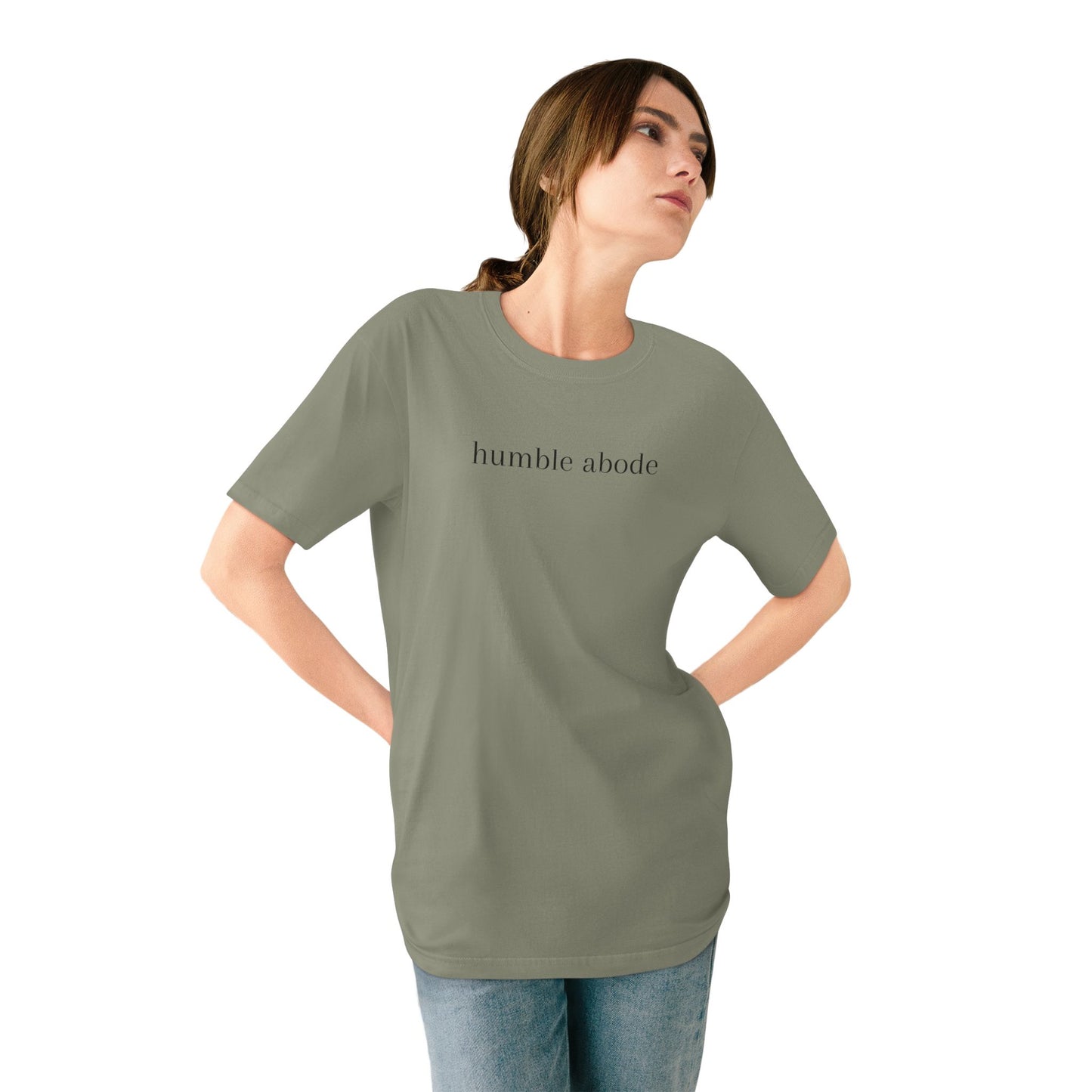 Organic Cotton Unisex T-shirt - Light Colors w/ Black Understated Logo