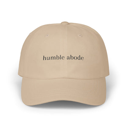 Dad Cap - Humble Abode Branded Logo Light Colors and Black Writing