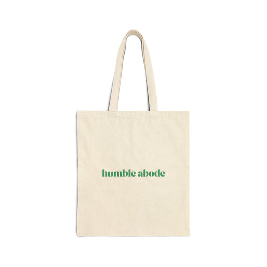 Natural Tote Bag w/ Retro Green Logo