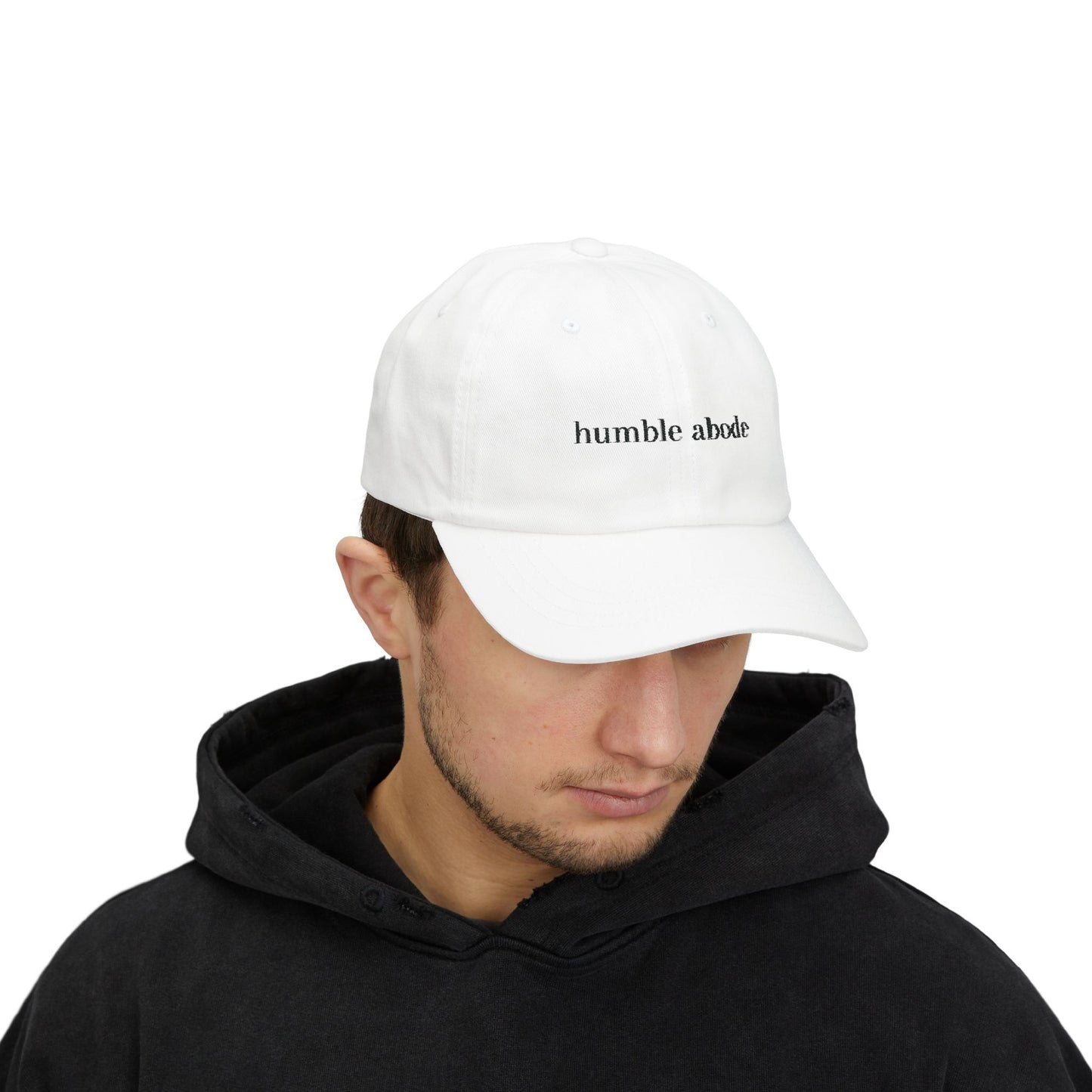 Dad Cap - Humble Abode Branded Logo Light Colors and Black Writing