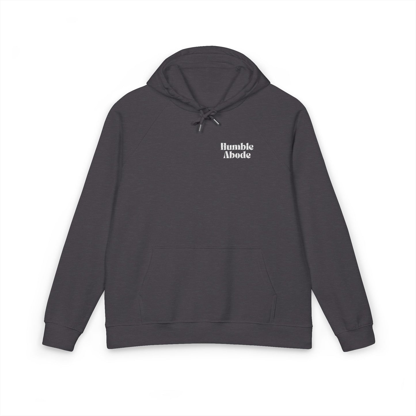 Unisex Hoodie with Embroidered Humble Abode White Logo