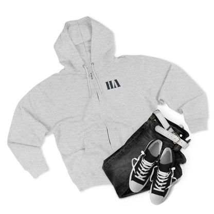 Zip-Up Hoodie with Black Humble Abode Logo