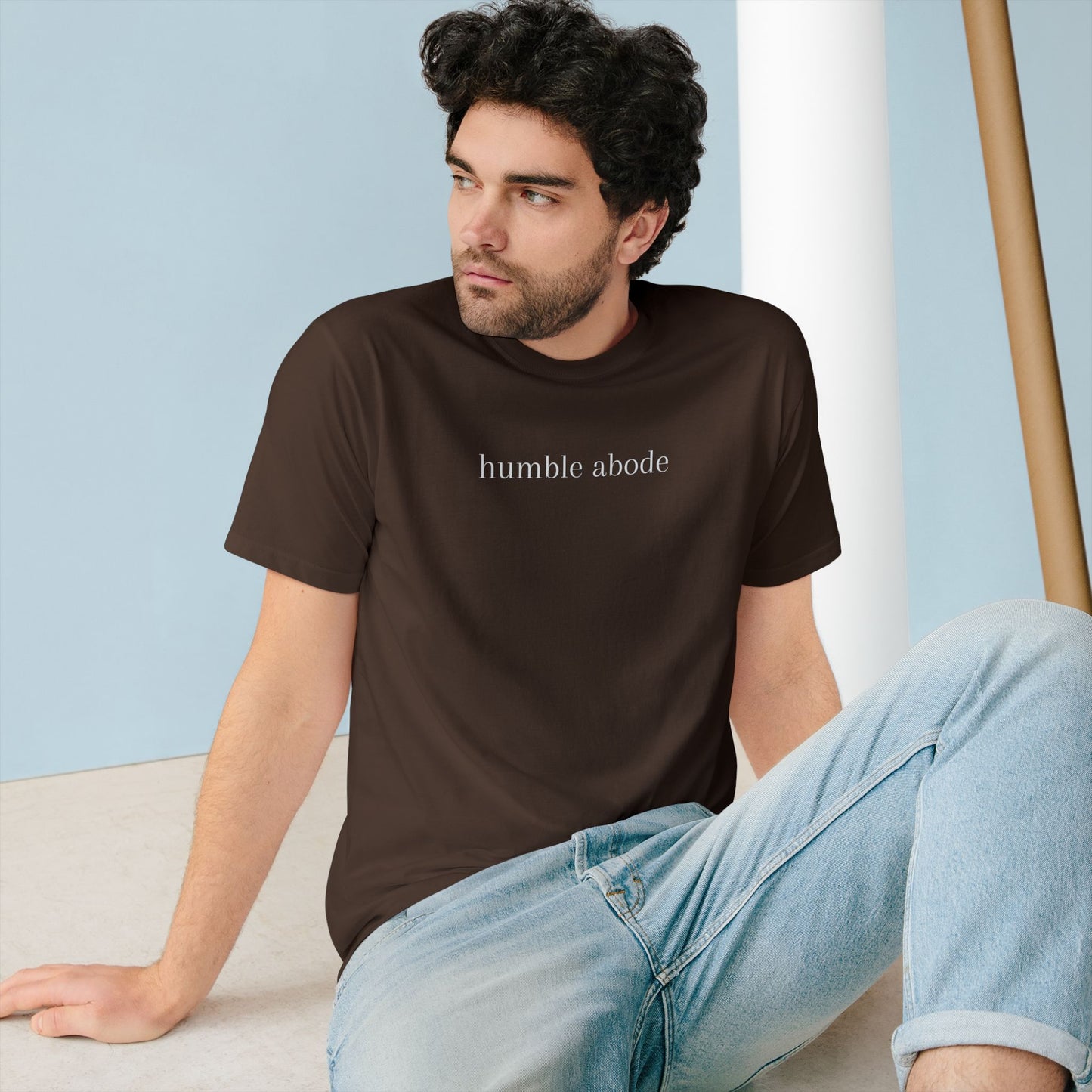 Organic Cotton Unisex T-shirt - Dark Colors w/ White Understated Logo