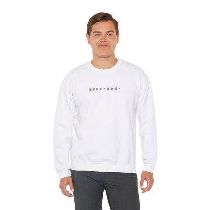 Unisex Crewneck Sweatshirt - Light Colors w/ Black Understated Logo