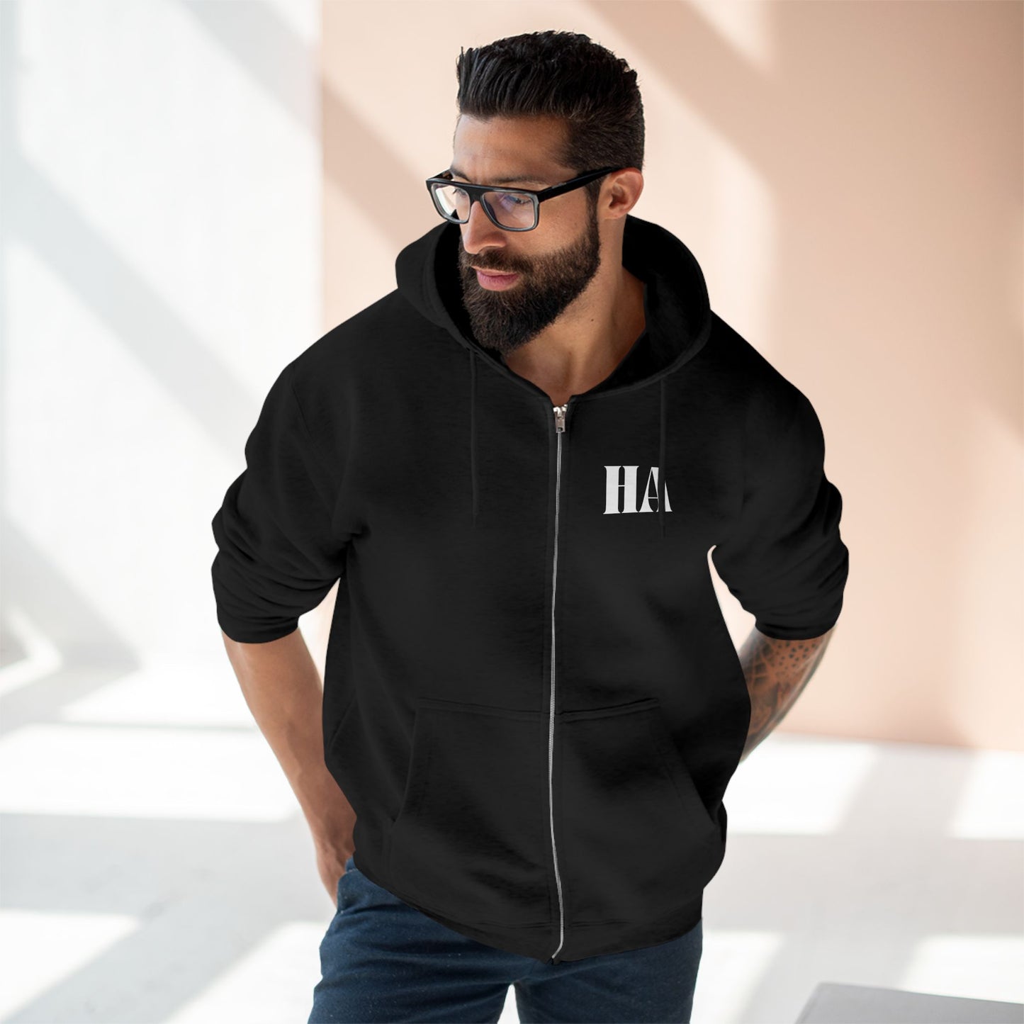 Unisex Zip Hoodie - Humble Abode