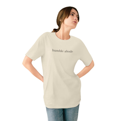 Organic Cotton Unisex T-shirt - Light Colors w/ Black Understated Logo