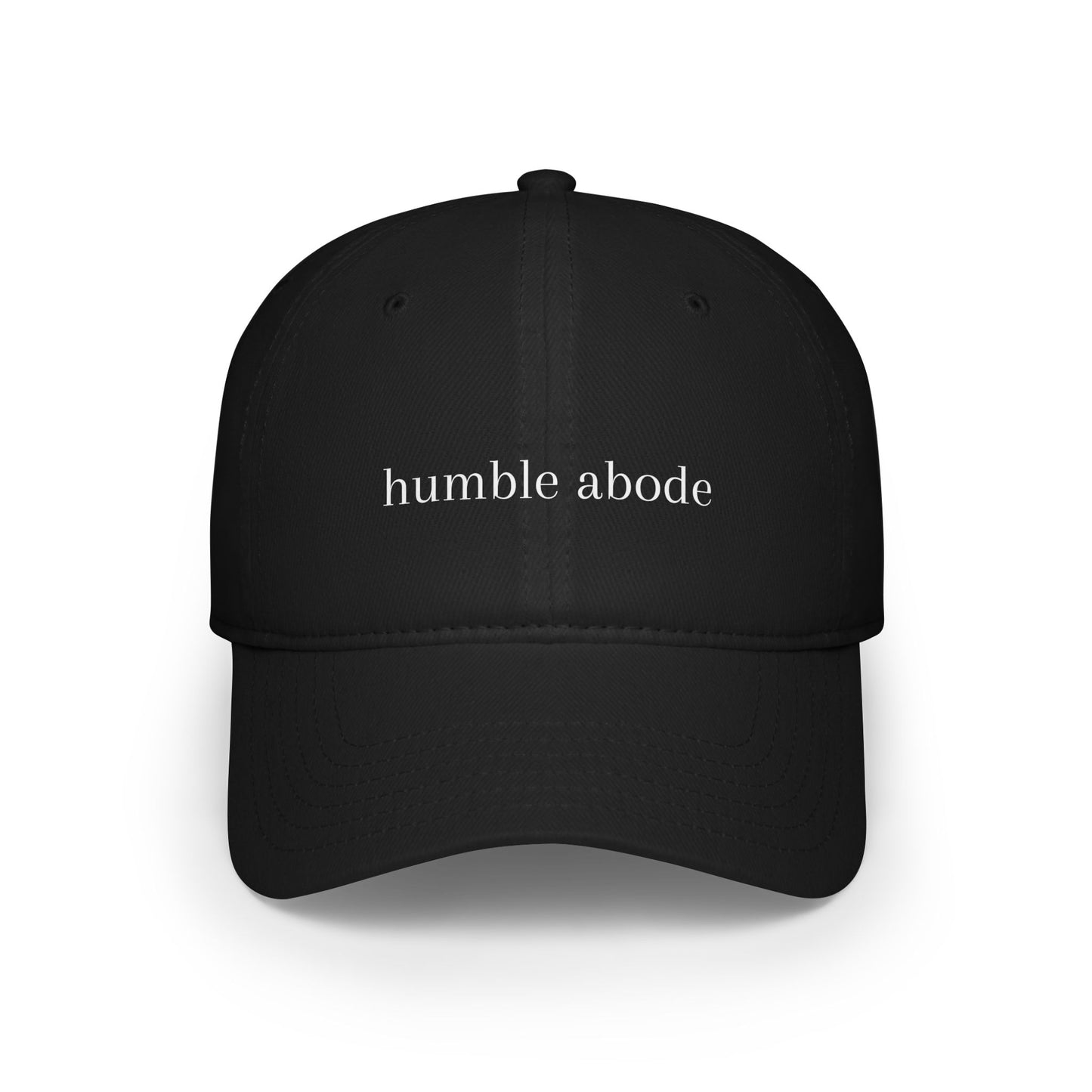 Adjustable Baseball Cap - Dark Colors w/ White Understated Logo