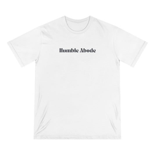 Humble Abode Black Logo Organic Cotton Unisex T-shirt