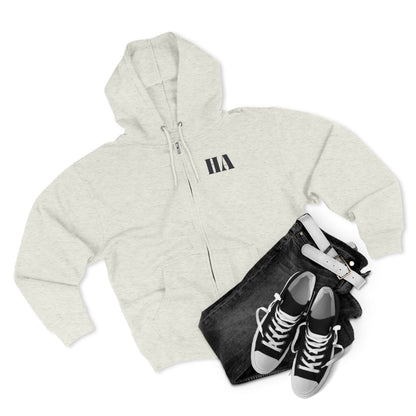 Zip-Up Hoodie with Black Humble Abode Logo