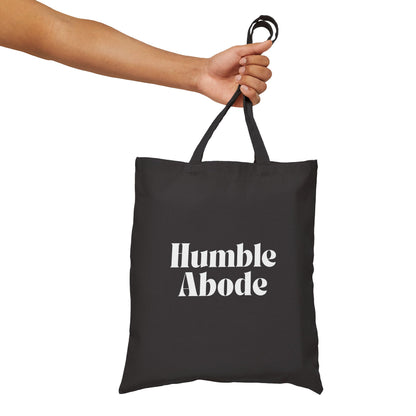 Black Tote Bag w/ White Humble Abode Logo