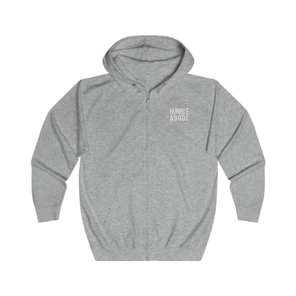 Zip-Up Unisex Hoodie - Dark Colors w/ Bold HA White Logo