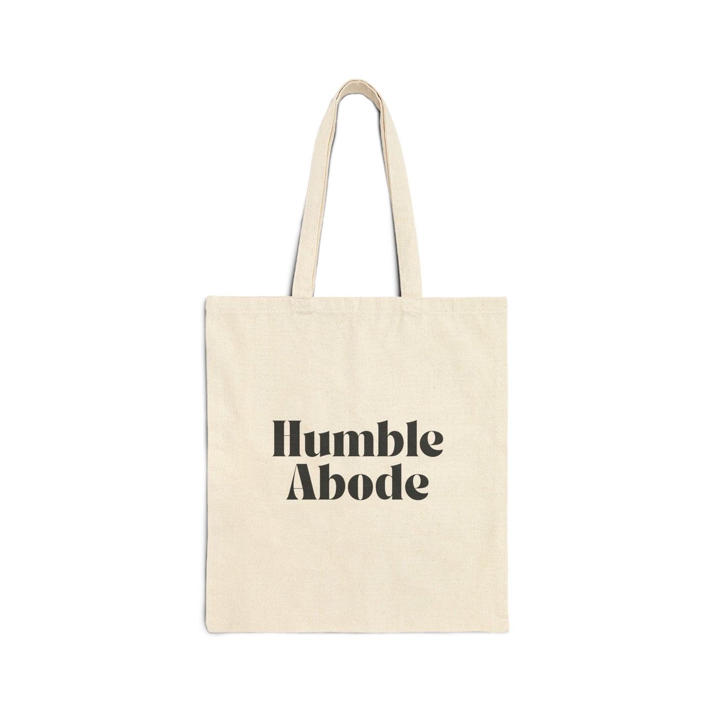 Natural Tote Bag w/ Retro Green Logo - Humble Abode