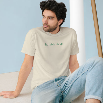 Organic Cotton Unisex T-shirt - Light Colors w/ Green Understated Logo