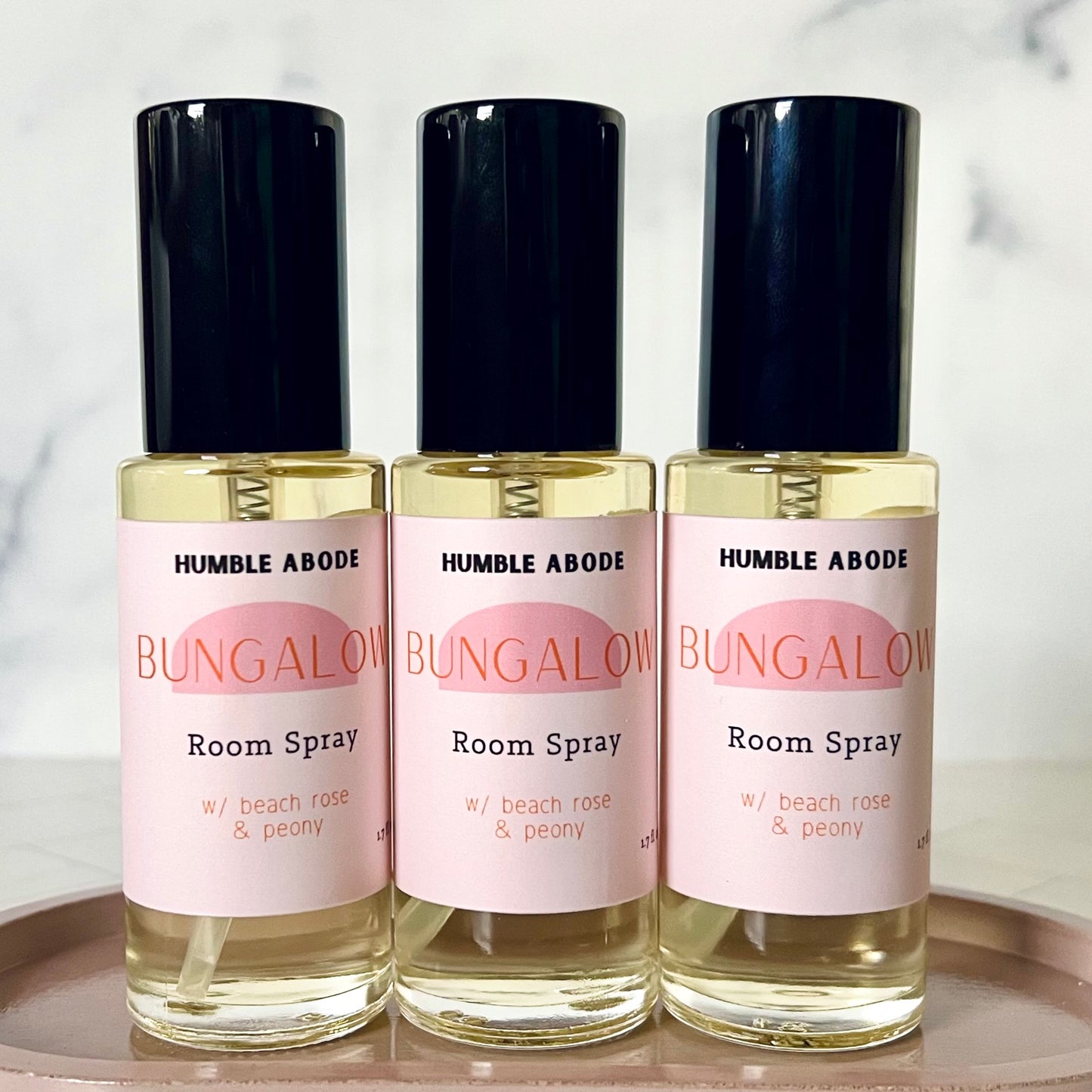 A trio of Room Spray in Bungalow (1.7 oz) - Humble Abode
