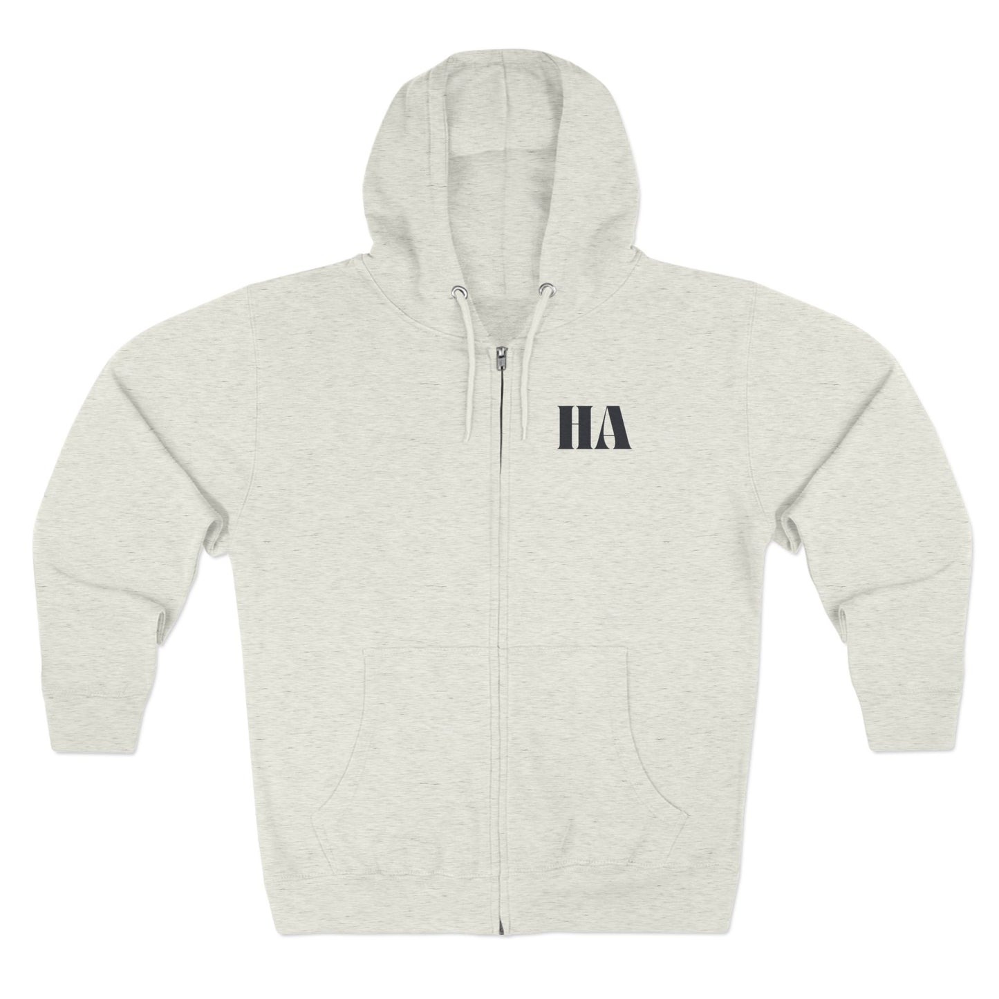 Zip-Up Hoodie with Black Humble Abode Logo