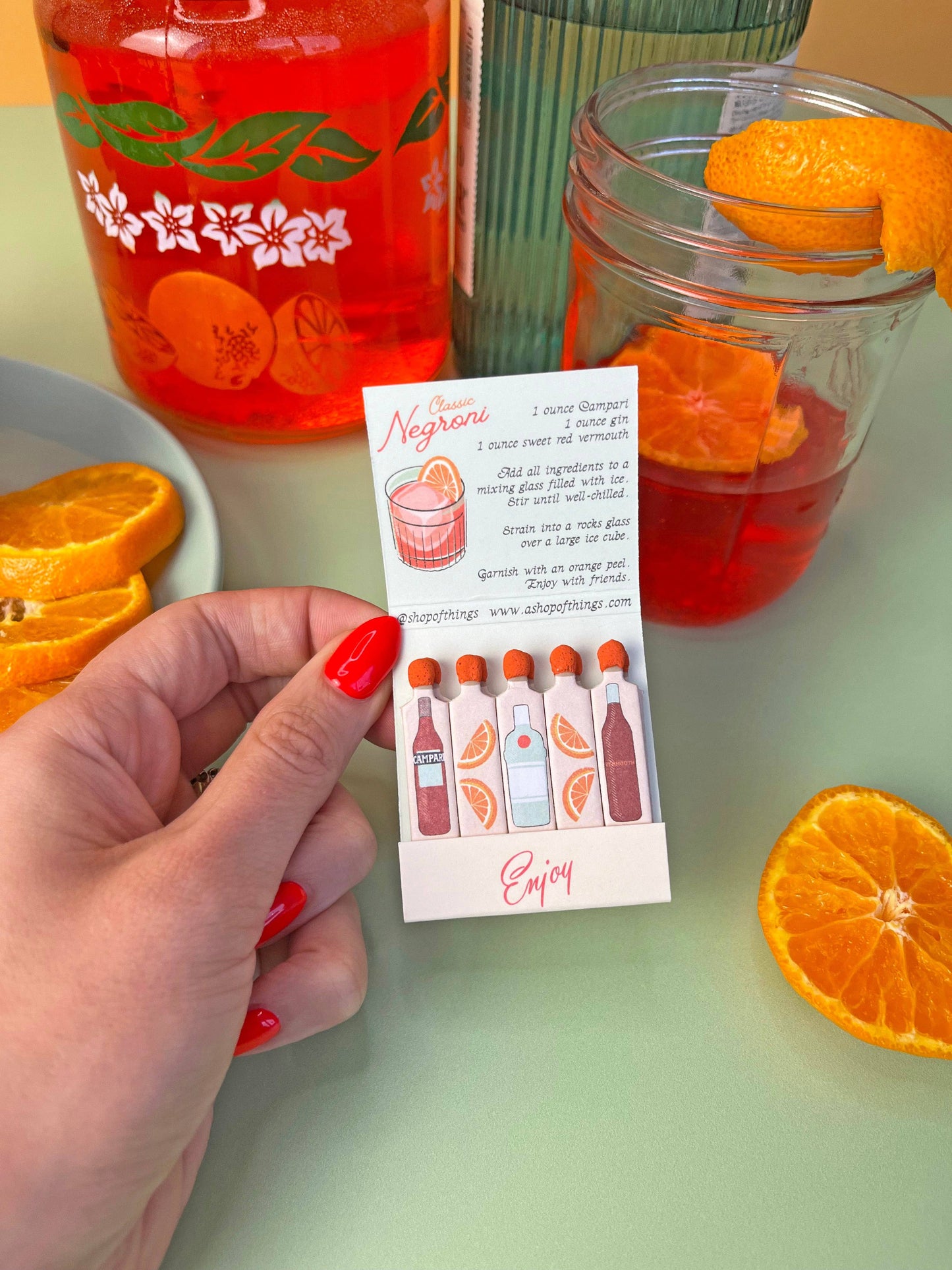 Negroni Matchbook II - Humble Abode