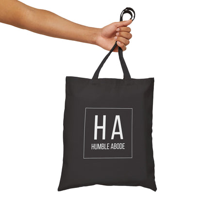 Black Tote Bag w/ White Bold HA Logo