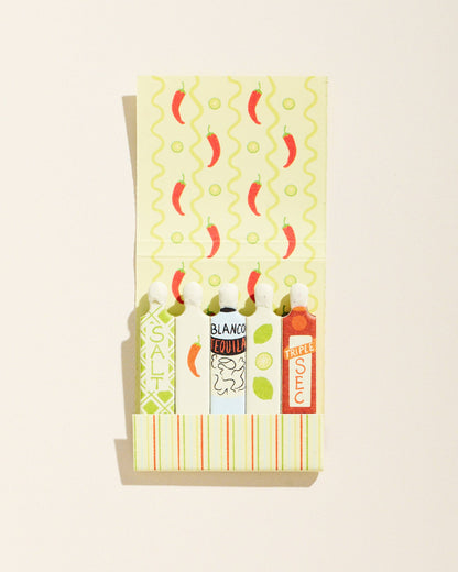 Margarita Printed 10 Stem Matchbook - Humble Abode