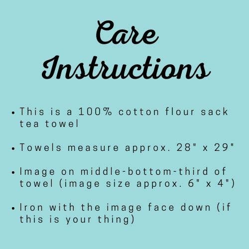 Crow Tea Towel