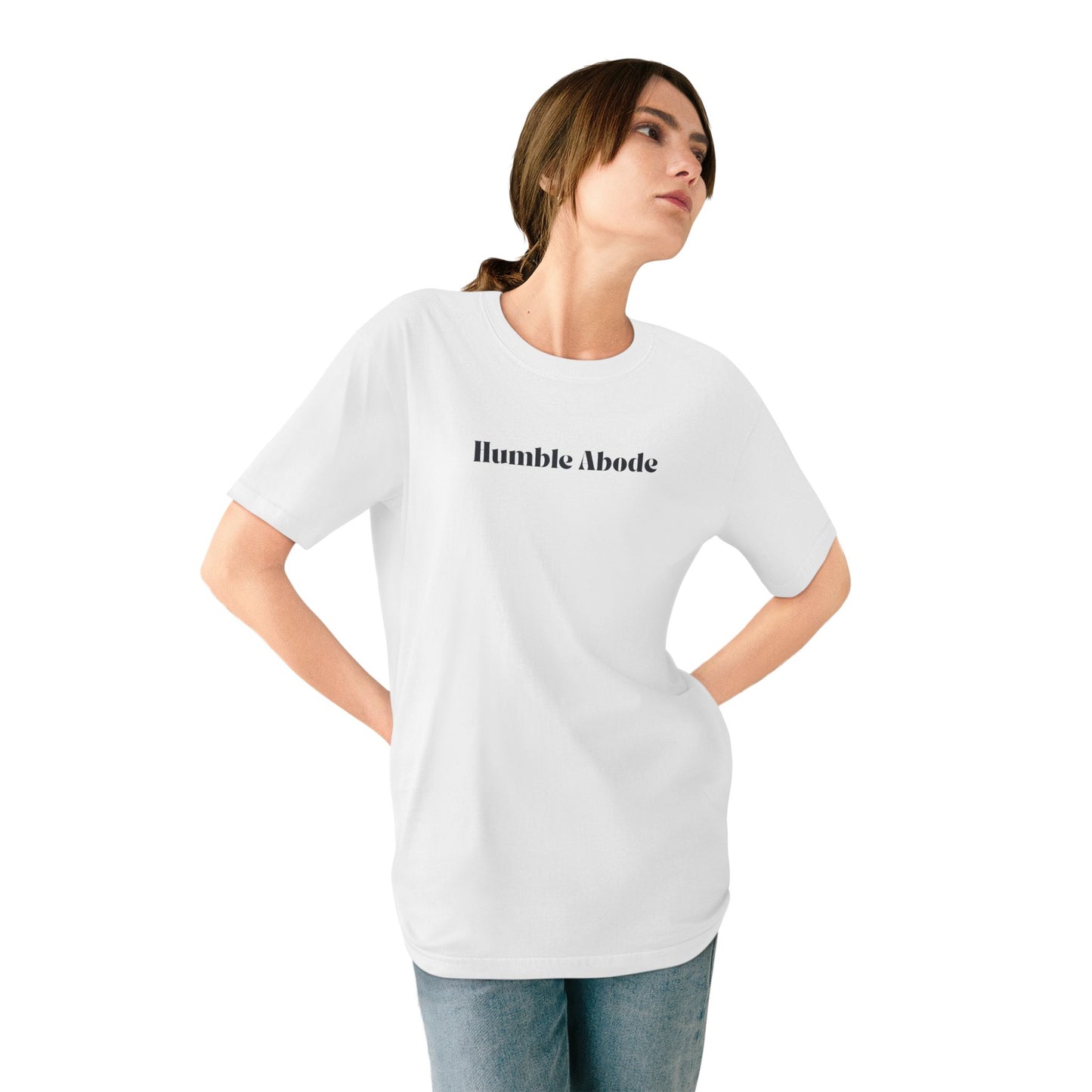 Humble Abode Black Logo Organic Cotton Unisex T-shirt