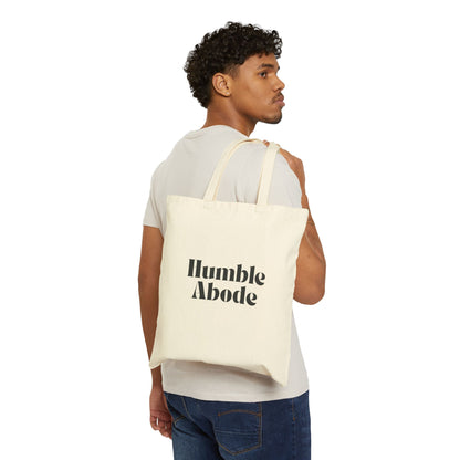 Natural Tote Bag w/ Retro Green Logo - Humble Abode
