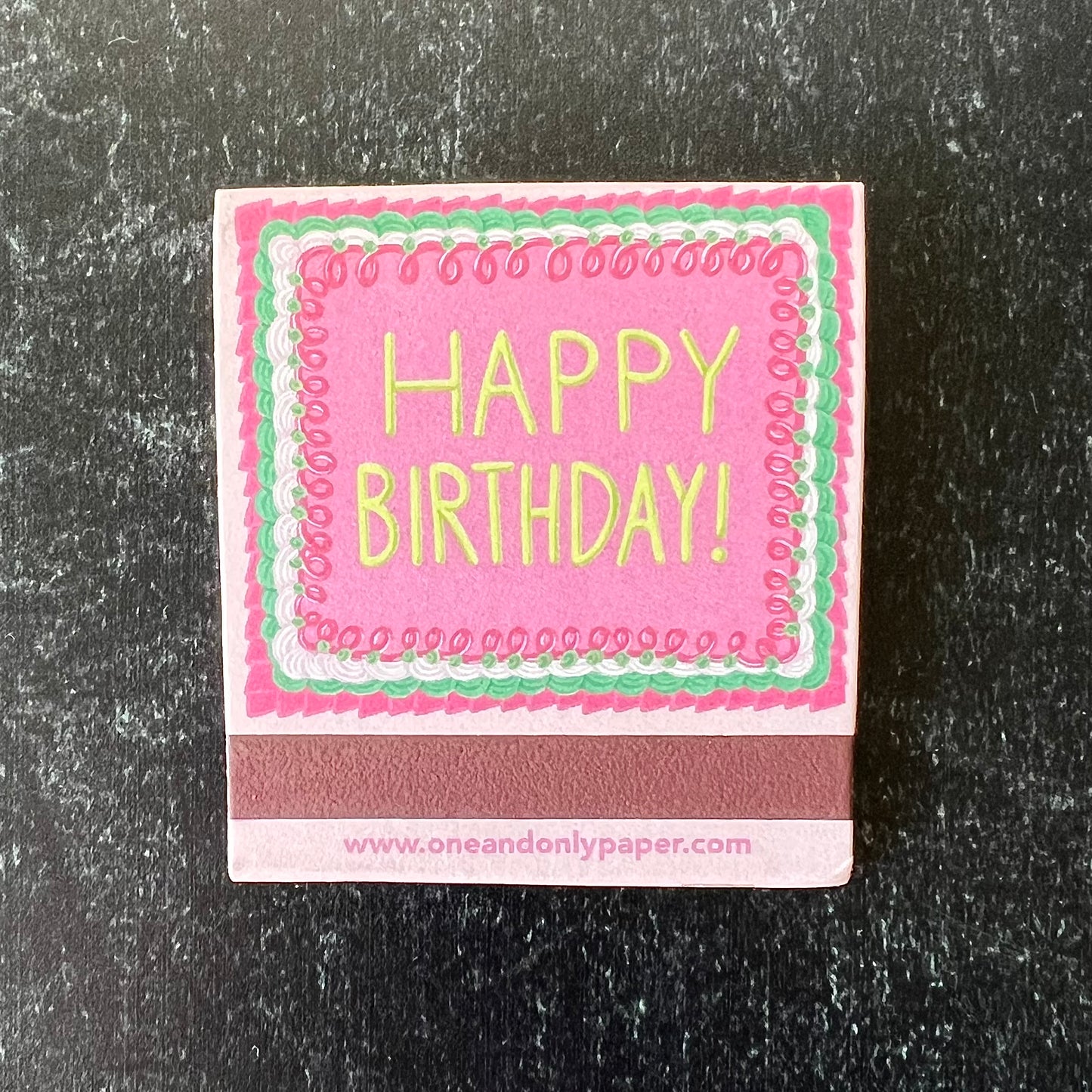 Happy Birthday Matchbook