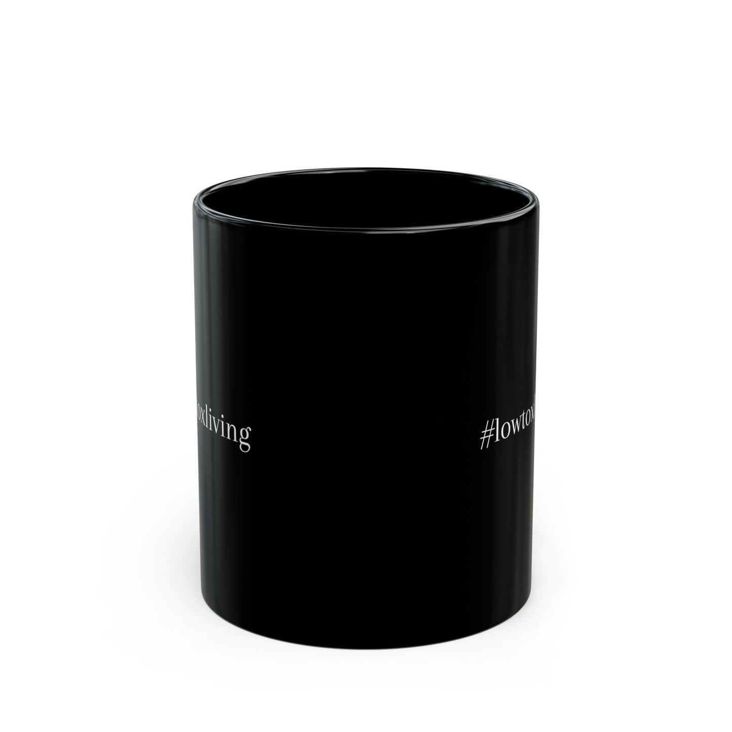 Low-Tox Living (#lowtoxliving) black Mug (11oz, 15oz)