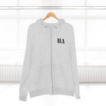 Zip-Up Hoodie with Black Humble Abode Logo