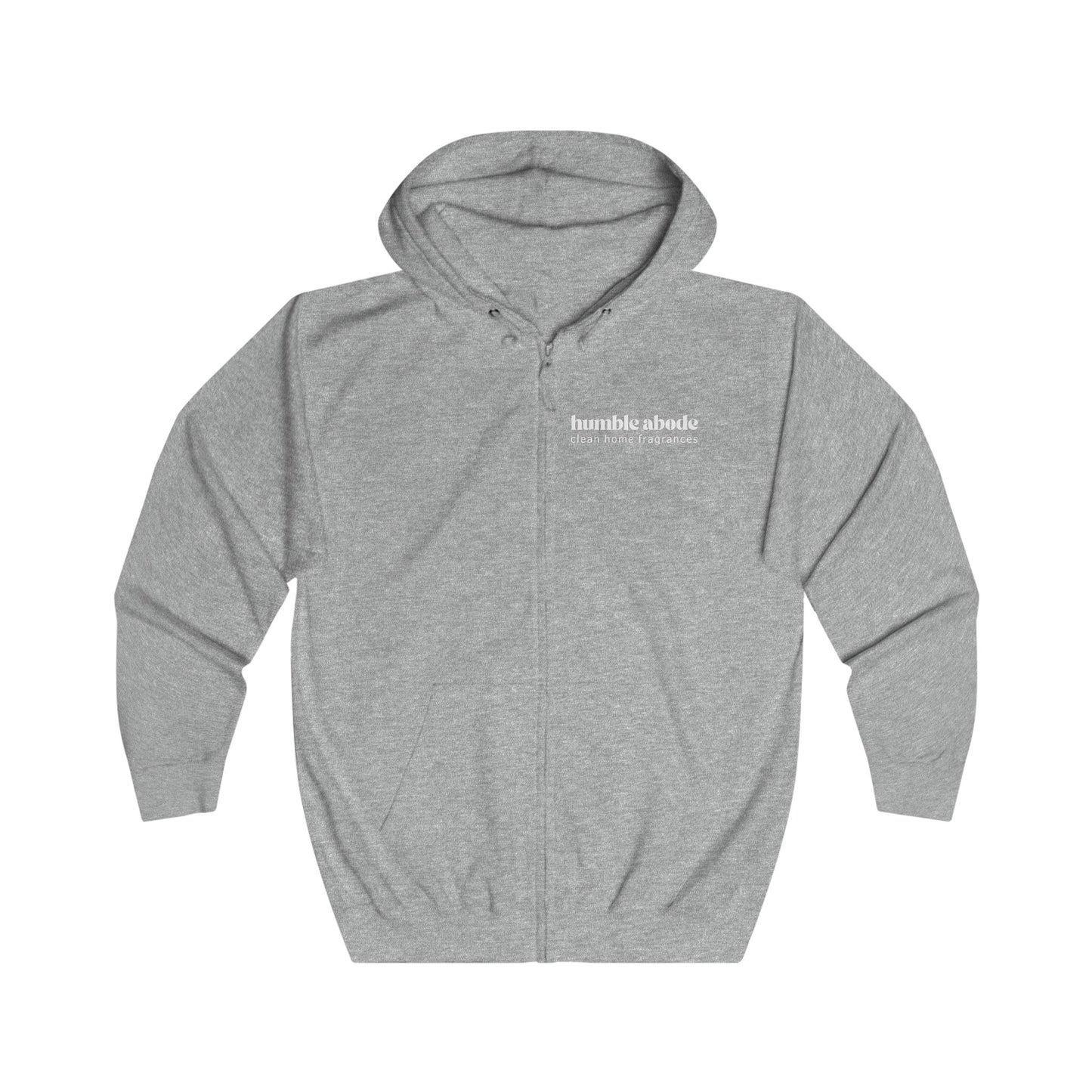 Zip-Up Unisex Hoodie - Dark Colors w/ White Retro Logo