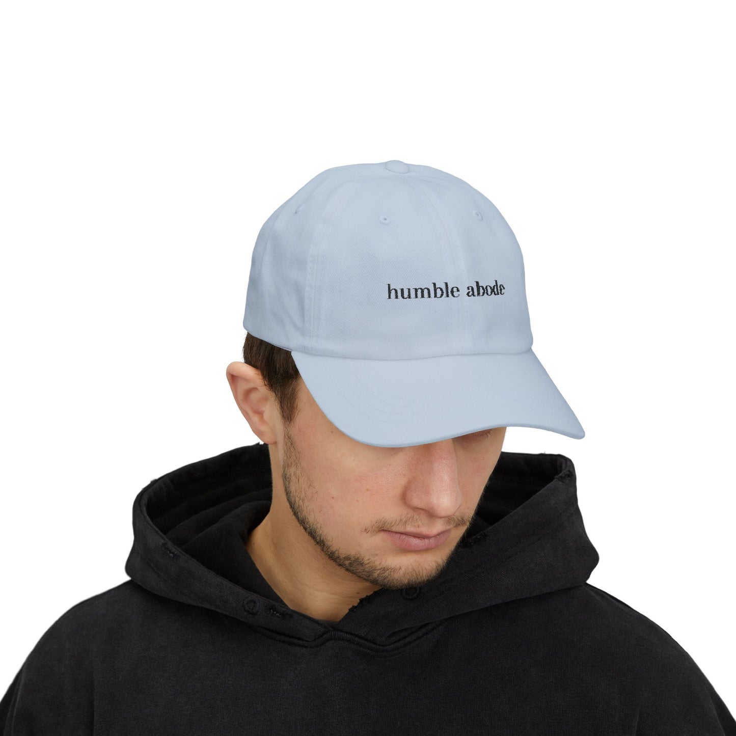 Dad Cap - Humble Abode Branded Logo Light Colors and Black Writing