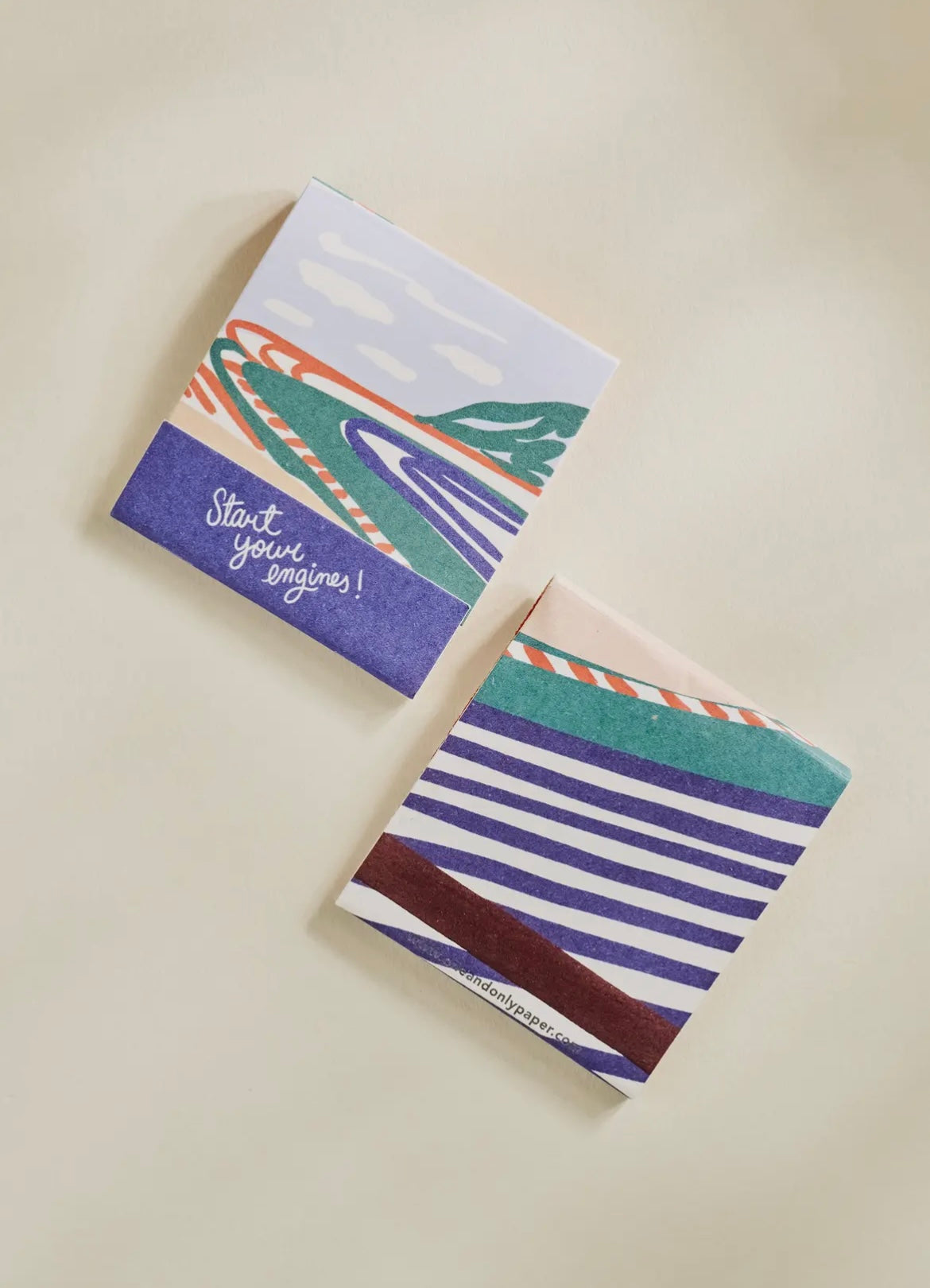 Race Car Matchbook