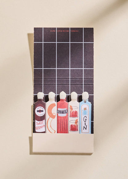 Negroni Cocktail Matchbook