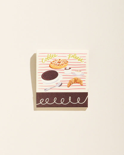 Coffee Printed 10 Stem Matchbook - Humble Abode