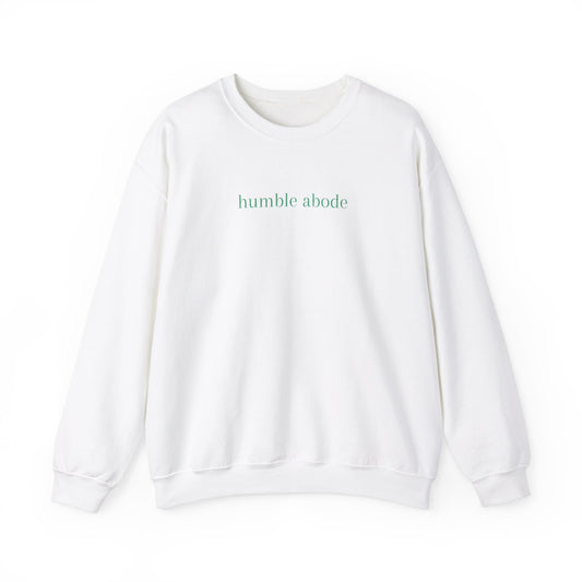 Unisex Crewneck Sweatshirt - Light Colors w/ Green Understated Logo