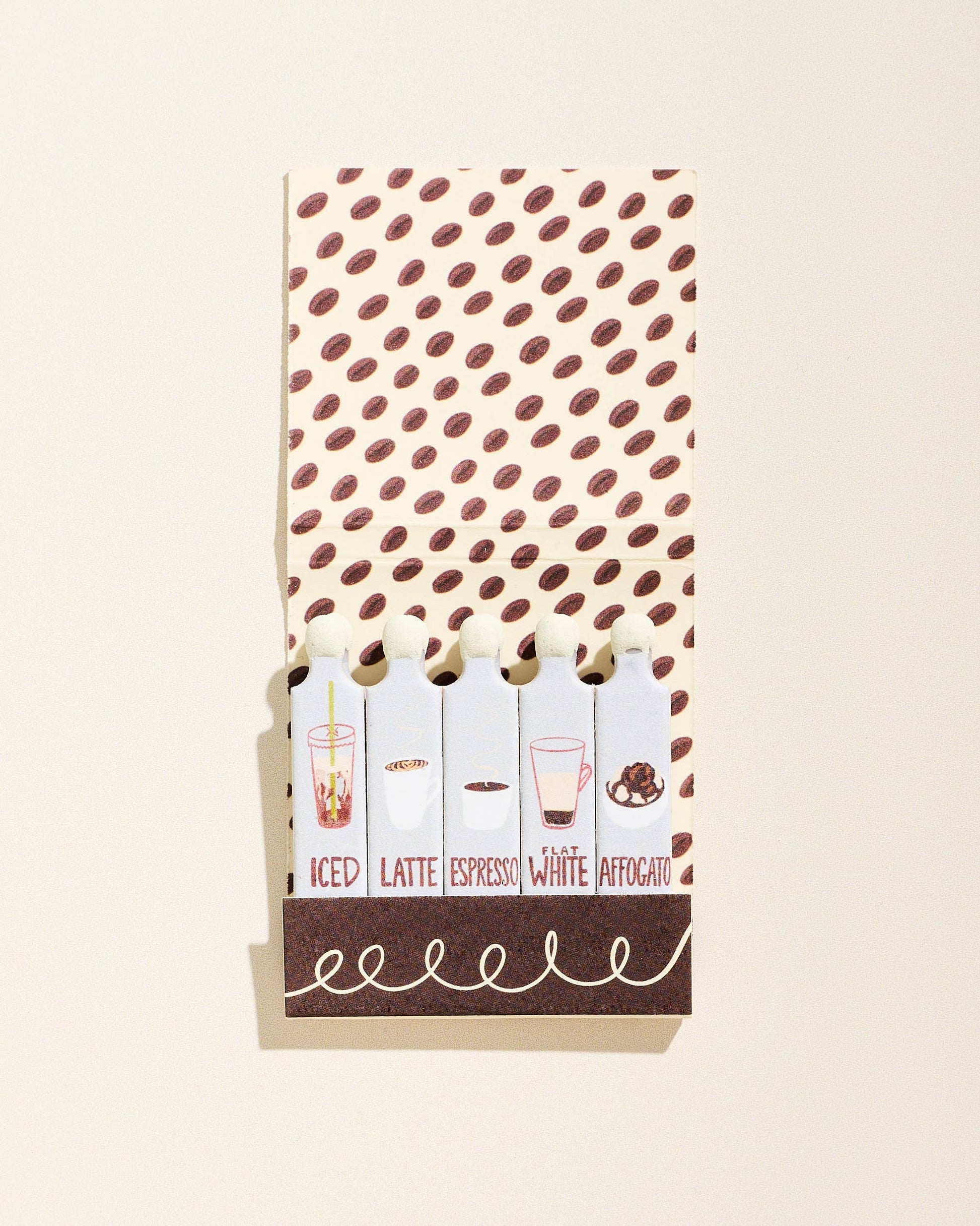 Coffee Printed 10 Stem Matchbook - Humble Abode
